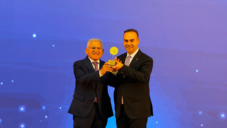 Kayseri'ye RES'ten ikincilik ödülü