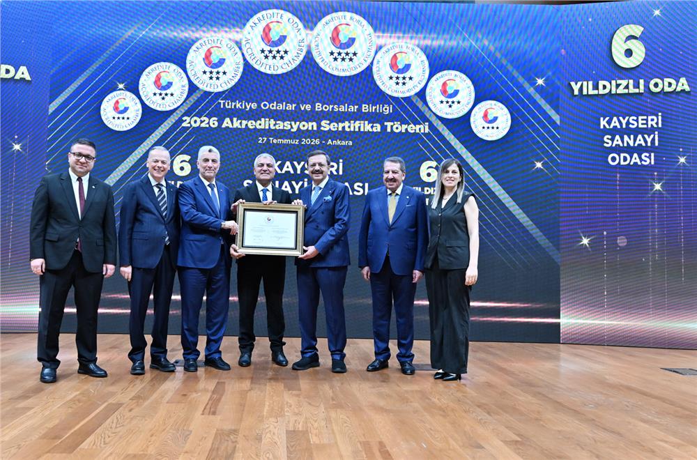 TOBB, KAYSO’nun hizmet kalitesini tescilledi