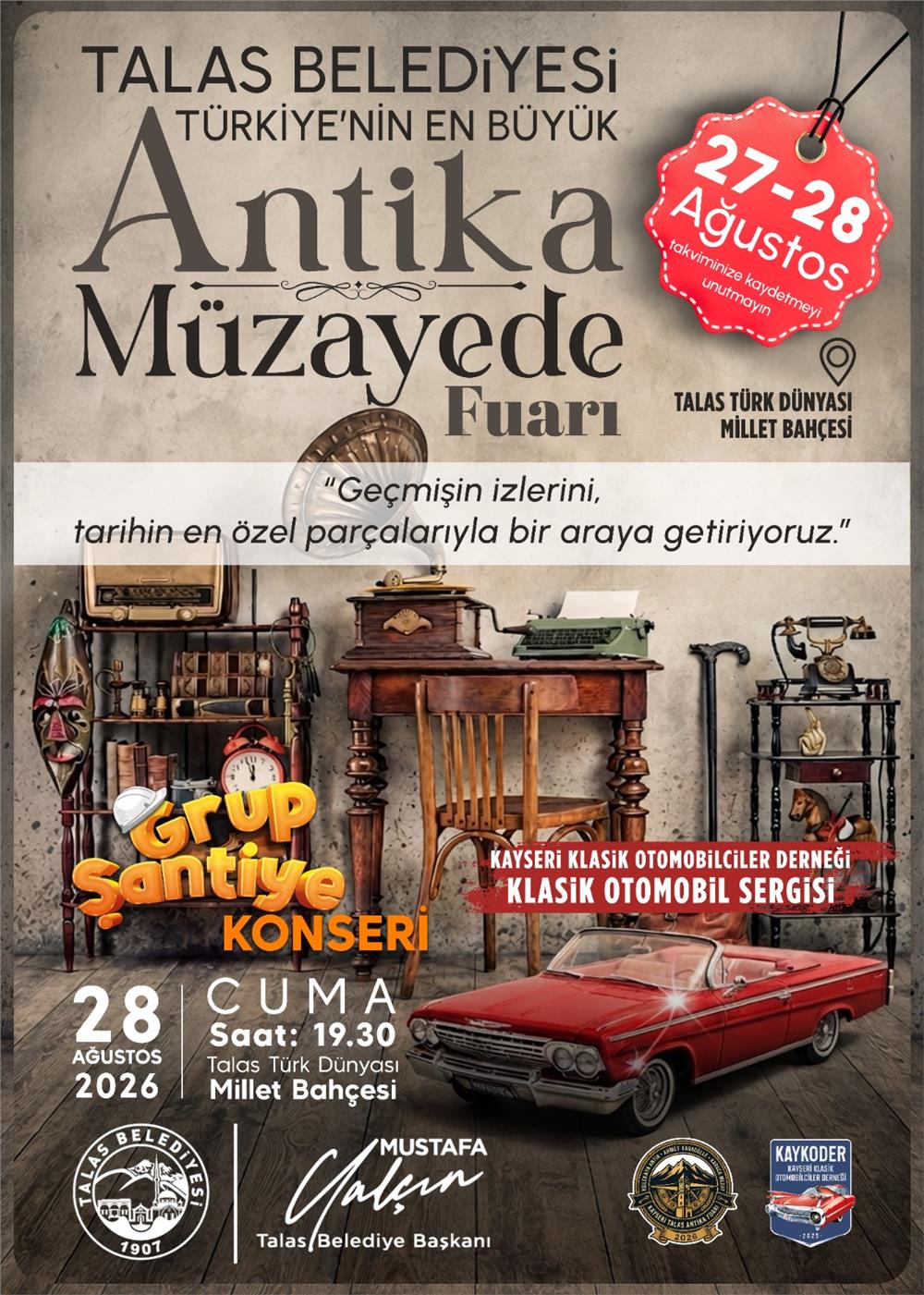 Talas'ta antika tutkunlarına özel buluşma