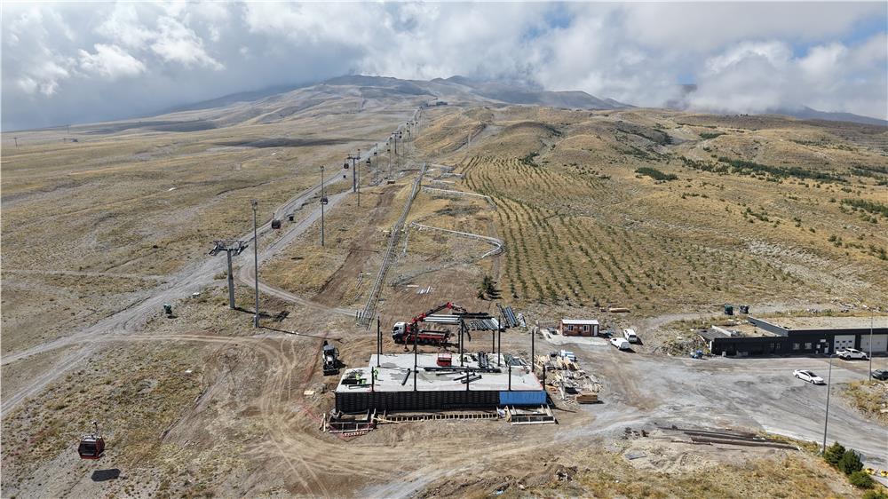 Erciyes'te dağ kızağında uluslararası sertifikasyon için geri sayım