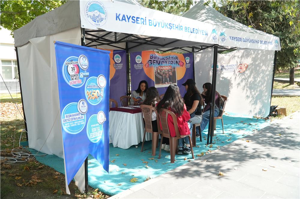Kayseri'ye gelen üniversite öğrencilerine 