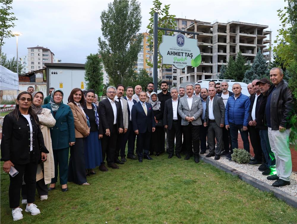 Melikgazi Belediyesi Ahmet Taş Parkı ve Sosyal Tesisi açıldı
