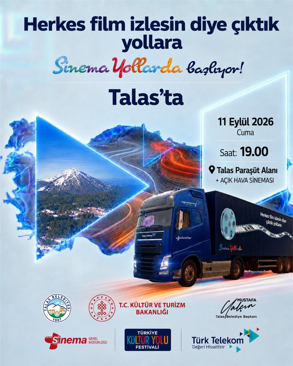 Sinema, Talaslıların ayağına geliyor