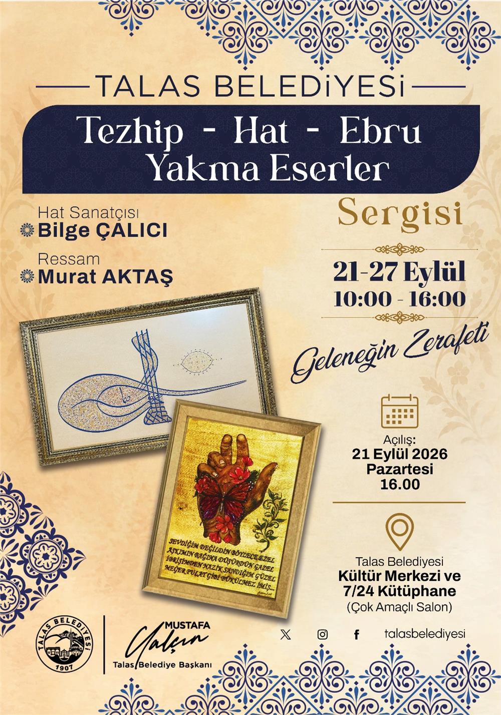 Talas'ta geleneğin zarafeti sergileniyor
