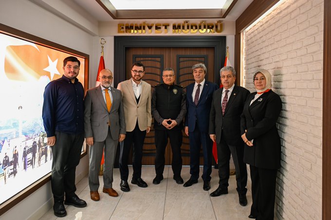 AK Partili milletvekillerinden Emniyet Müdürü Ergen’e ziyaret