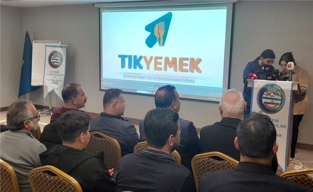 Kayseri modeli ‘Tık Yemek’ 27 il oda başkanlarına tanıtıldı
