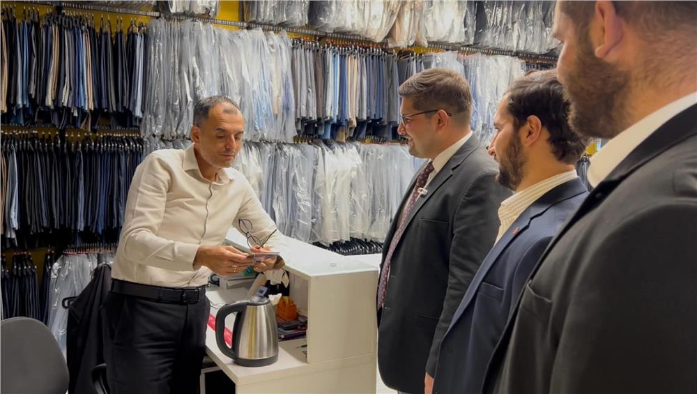 Saadetli gençler, Kayseri'de esnaf ziyaretinde