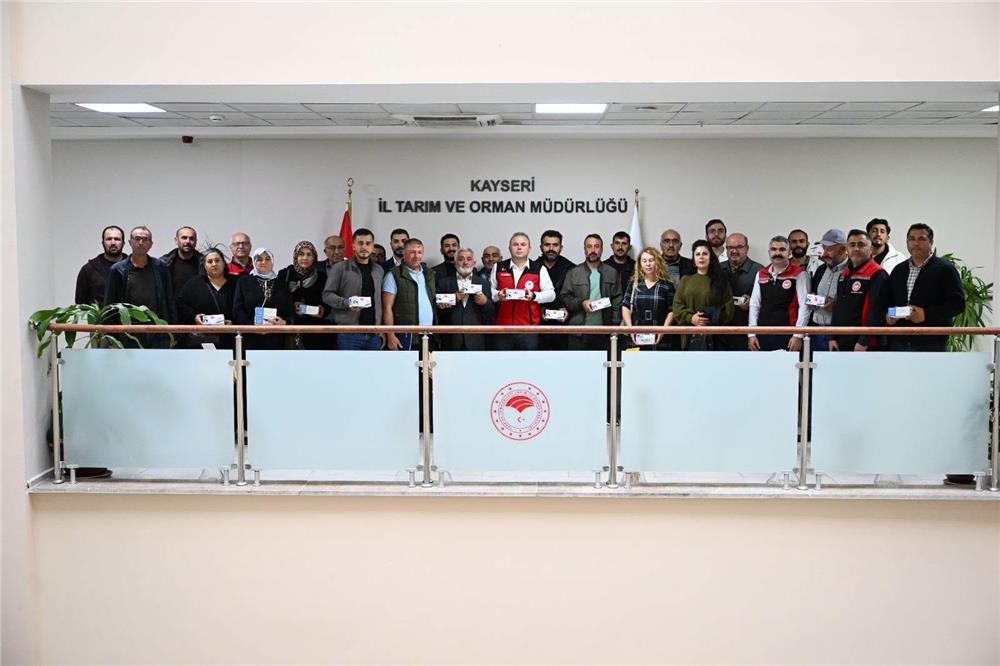 Süt üreticisine Mastitis tespit cihazı dağıtıldı