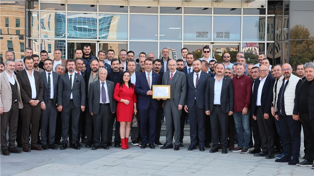 Ticaret Odası Başkanı Gülsoy mazbatasını aldı